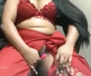 #seksy Bhabi Ki Hard Demonstrative Masturbating With Dildo Pennies Vibrator Machine Dirty Talking Telugu Aunty